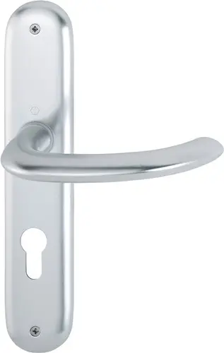 Heißes Angebot HOPPE Langschildgarnitur Mar.1138/273P Alu.F1 PZ 72mm DIN L/R - 2784857