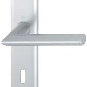 Begrenztes Angebot HOPPE Langschildgarnitur Stock.1140/273P Alu.F1 OB 72mm DIN L/R - 2785825