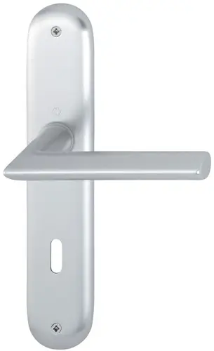 Begrenztes Angebot HOPPE Langschildgarnitur Stock.1140/273P Alu.F1 OB 72mm DIN L/R - 2785825