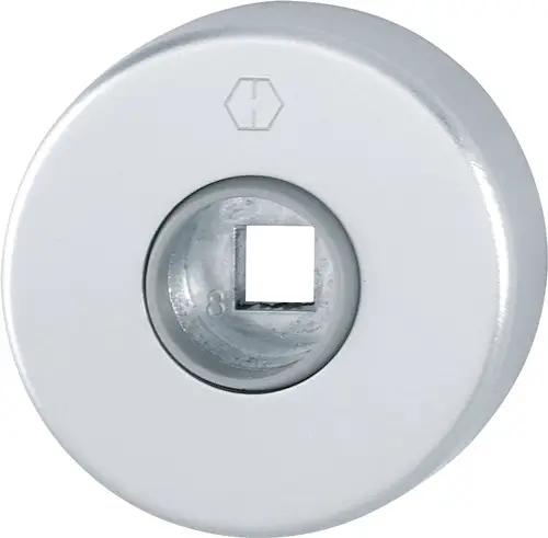 HOPPE Drückerrosetten-Paar 42KV Alu.F1 Schildst.9mm rd.rd - 2800511 Preisreduziert