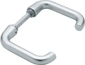 Top-Seller HOPPE Türdrückerpaar Paris 138L/EI38Z Alu.F1 o.Rosetten VK 8mm - 3396961