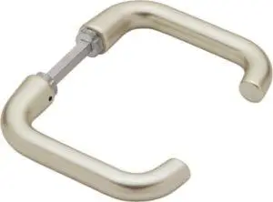 HOPPE Türdrückerpaar Paris 138L/EI38Z Alu.F2 o.Rosetten VK 8mm - 3397437 Sale