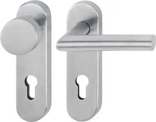 HOPPE FS-Garnitur Ams.FS-E58/353KH/1400 VA F69 D/K TS 40-65mm PZ rd DIN L/R - 10722525 Knallerangebot