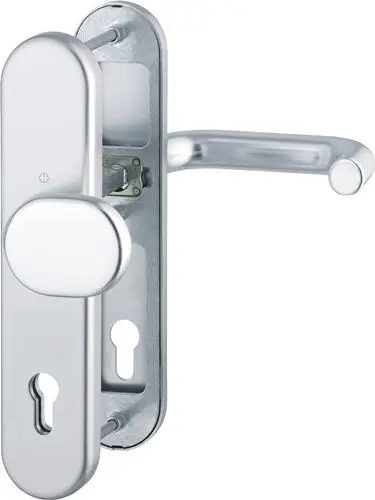 Sale HOPPE Schutzgarnitur Paris 86G/3331/3310/138 Alu.F1 92mm 67-72mm - 3665825