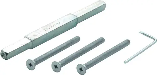 HOPPE Befestigungsset Türd.77-82mm Schrauben-L.M6x90 verz. VK10mm Stift-L.160mm - 3688832 Markenware