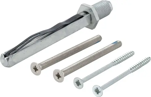 HOPPE Bef-set.Sertos K/G 50-55mm M5x65+4,0x60 4-KT.8x80mm - 11509247 Nur Heute