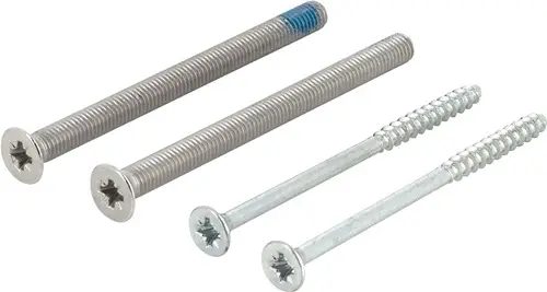 Kracherpreis HOPPE Bef-set.Sertos G/G 50-55mm M5x65+4,0x60 4-KT.o - 11509454