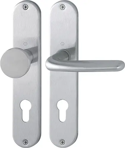 HOPPE Langschildgarnitur Cardiff E48/302/1850Z VA F69 PZ 72mm DIN L/R - 2423736 Ausverkauf
