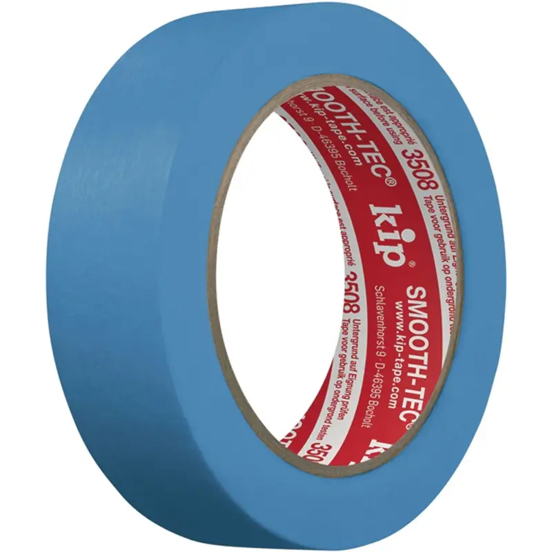 KIP Glattkreppband 3508 SMOOTH-TEC® glatt blau 50 m x 30 mm - 3508-30 Preiswert