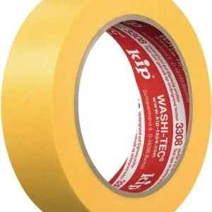 KIP Abdeckband 3308 WASHI-TEC Premium PLUS glatt 50 m x 18 mm - 3308-18 Neu Im Sortiment