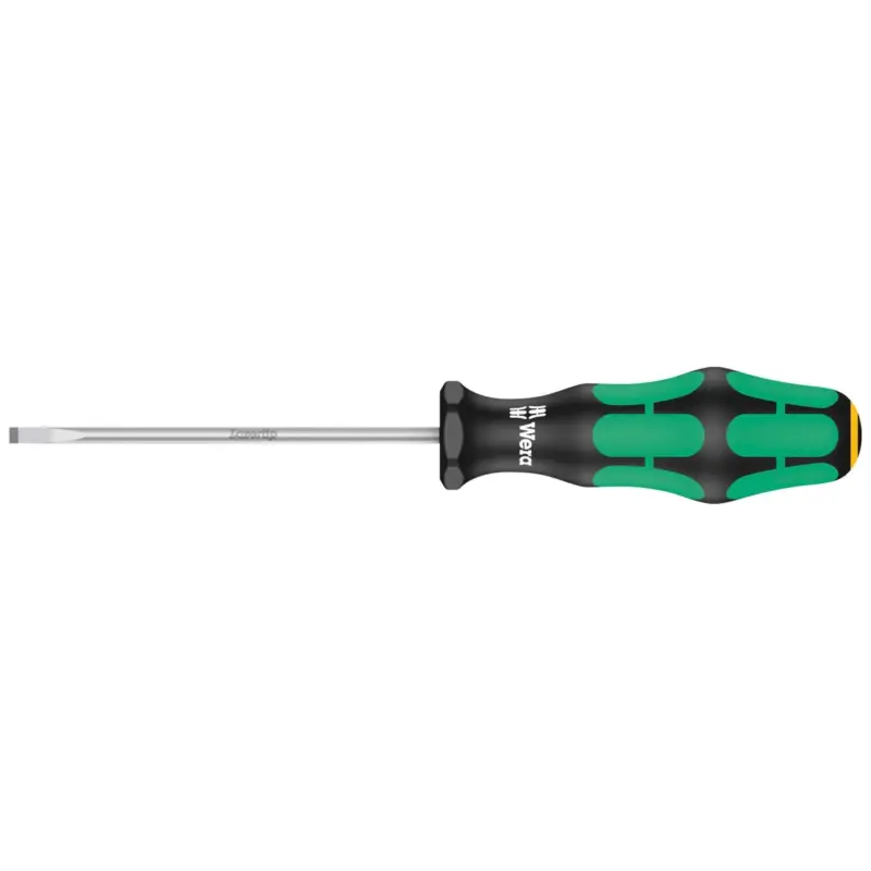 Wera 335 Schlitz-Schraubendreher - Elektrikerklinge 0,6x3,5x100 mm - 110002 Markenprodukt