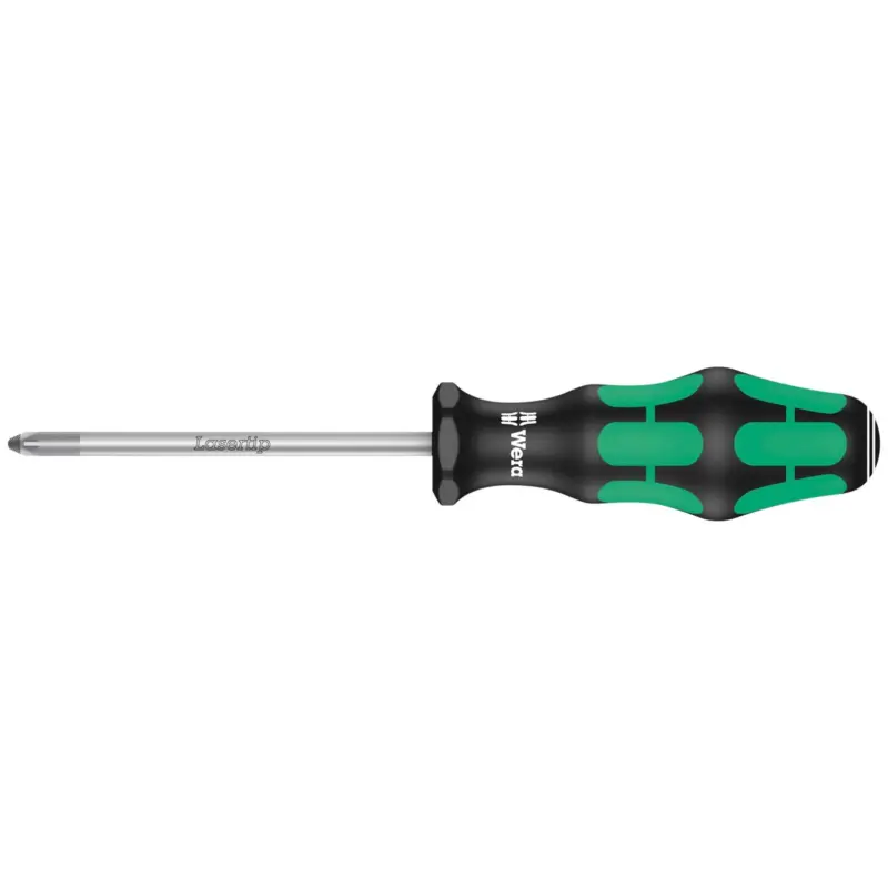 Wera 355 PZ Kreuzschlitz-Schraubendreher PZ 2 x 100 mm - 009315 Meistverkauft