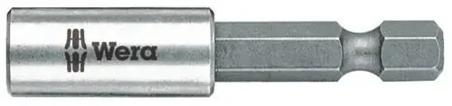Highlight Wera Bithalter 899/4/1 1/4″ F 6,3 1/4″ C 6,3 Magnet Sprengring Länge 152 mm - 4000829595