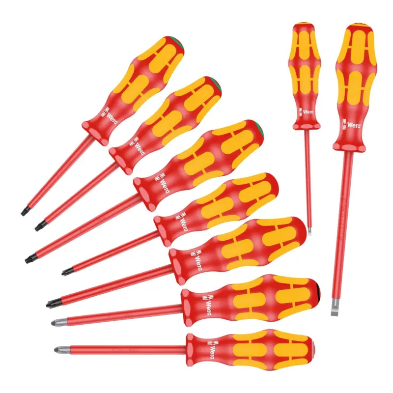 Markenprodukt Wera Schraubedrehersatz 160 i/162 i/167 i/9 9tlg. - 133355
