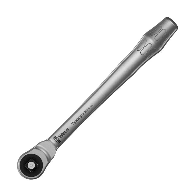 Wera 8003 C Zyklop Metal-Knarre mit Durchsteckvierkant mit 1/2"-Antrieb - 004063 Sichere Zahlung