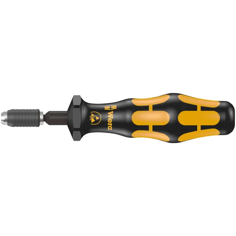 Wera Serie 7400 ESD Kraftform voreingestellter einstellbarer Drehmomentschraubendreher (0,1-0,34 Nm) - 074826 Echt