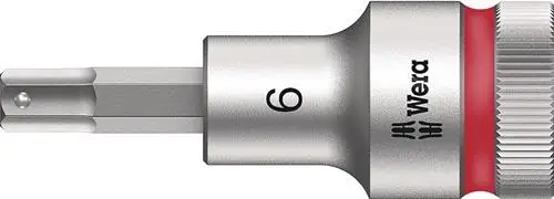 Wera Steckschlüsseleinsatz 8740 C HF 1/2" SW 6 mm Länge 60 mm - 5003822001 Aktuell