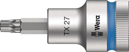 Schneller Versand Wera Steckschlüsseleinsatz 8767 C HF TORX 1/2" T27 Länge 60 mm - 5003832001