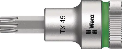 Wera Steckschlüsseleinsatz 8767 C HF TORX 1/2" T45 Länge 60 mm - 5003835001 Neuheit