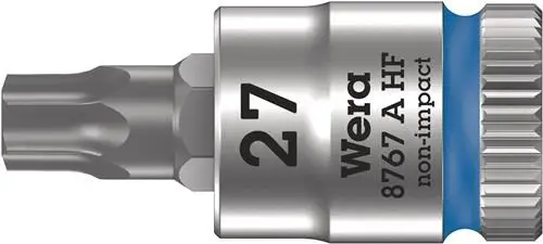 Wera Steckschlüsseleinsatz 8767 A HF TORX 1/4" T27 Länge 28 mm - 5003367001 Direkt Vom Hersteller