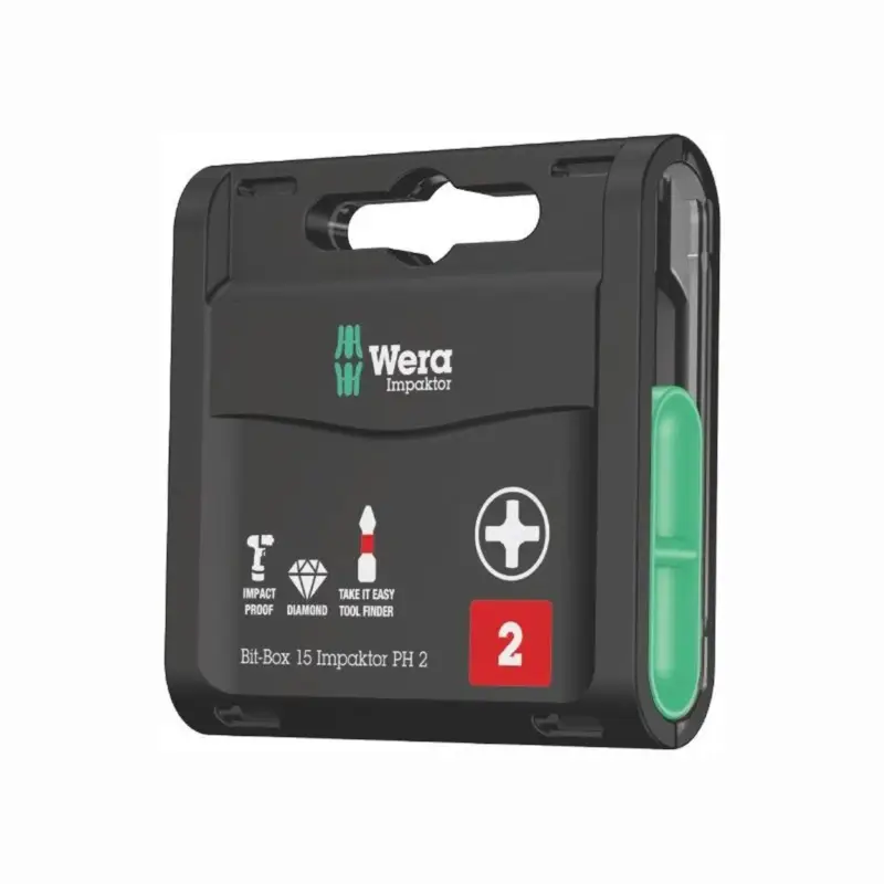 Angebot Wera Bitgroßpackung (15 Stk.) IMPAKTOR Diamond 1/4″ T 25 Länge 25 mm - 5057775001