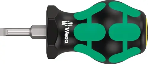 Jetzt Bestellen Wera Schraubendreher 335 Stubby Schneiden-B.4mm Klingen-L.24,5mm 2K-Griff Rundkl. - 5008841001