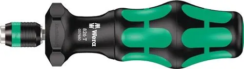 Wera Bithandhalter 826 T Kraftform Turbo mit Schnellwechselfutter 2-Komponentengriff - 5057480001 Jetzt Kaufen