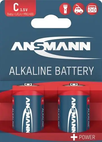 ANSMANN Batterie 1,5 V C-AM2-Baby 7500 mAh - 1513-0000 Neuheit