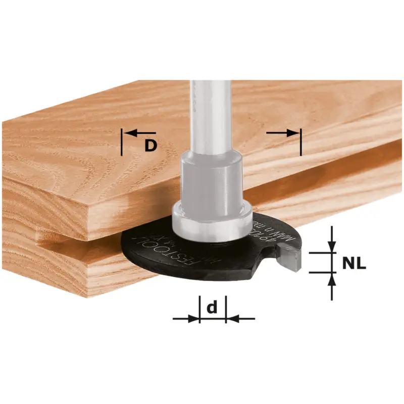 Festool Scheibennutfräser HW HW D40x5 - 491060 Geprüft
