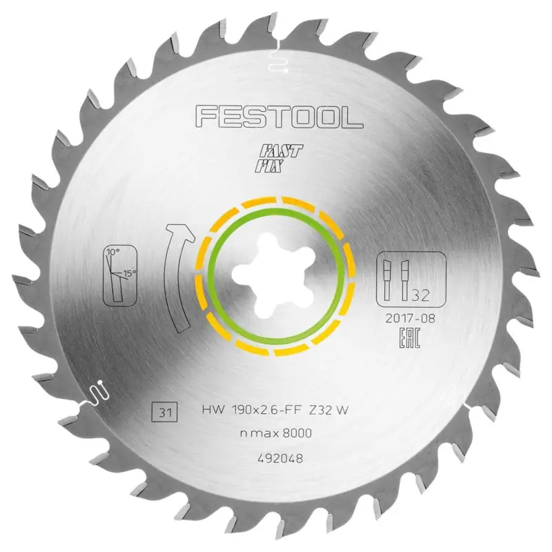 Top-Angebot Festool Universal-Sägeblatt 190 x 2,6 FF W32 - 492048