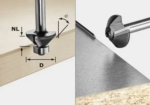 Nur Für Kurze Zeit Festool Fasefräser HW S8 HW 30° D25-KL OFK - 499800
