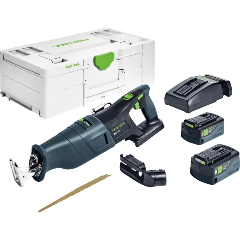 Knallerangebot Festool Akku-Säbelsäge RSC 18 5,0 EB-Plus / 2x 5,0 Ah Akku im Systainer - 576948