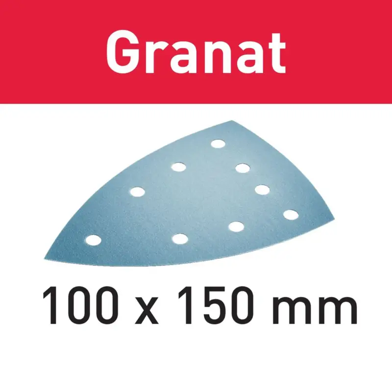 Festool 100x Schleifblatt STF DELTA/9 P150 GR/100 Granat - 577547 Top-Seller
