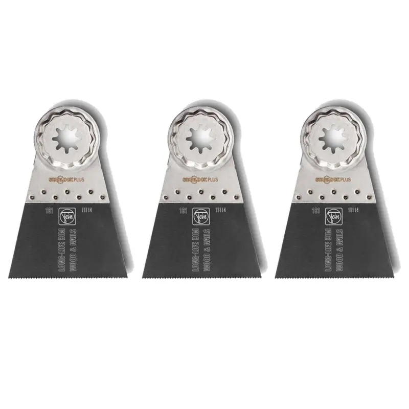 Rabatt Fein 3x E-Cut Long-Life Sägeblatt StarlockPlus 65 mm - 63502161220