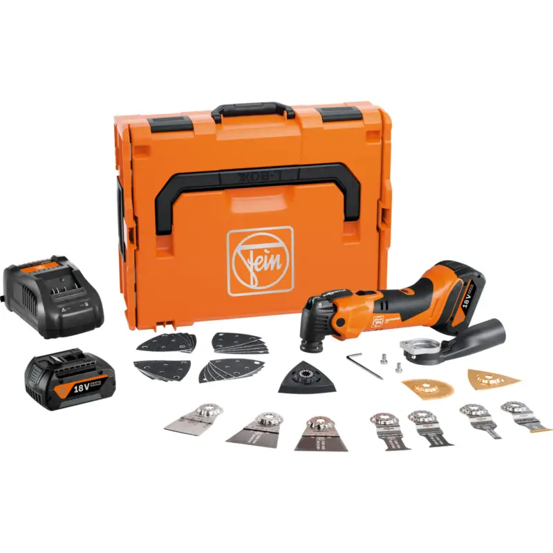 Fein Akku-MultiMaster AMM 500 PLUS TOP AS 18 V / 2x 4.0 Ah Akku + Ladegerät im Koffer - 71293861000 Echt