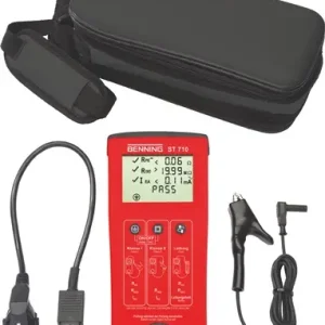 BENNING Gerätetester ST 710 2500 Prüflinge/mit Prüfgerät/Prüfleitung L270xB115xH55mm - 50308 Mega-Angebot