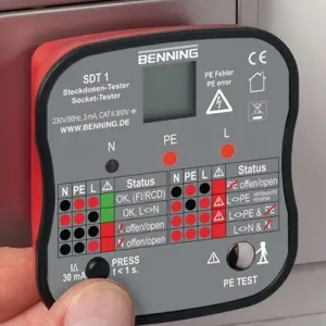 Wochenendangebot BENNING Steckdosentester SDT 1 z.Prüfung v.Schutzkon.steckd - 20053