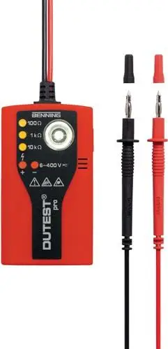 BENNING Durchgangs-/Leitungsprüfer DUTEST® pro 6-400 V AC/DC - 50156 Zertifiziert