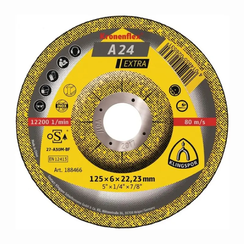 KLINGSPOR Schruppscheibe A 24 Extra D 115 x S 6 mm - 188465 Rabatt
