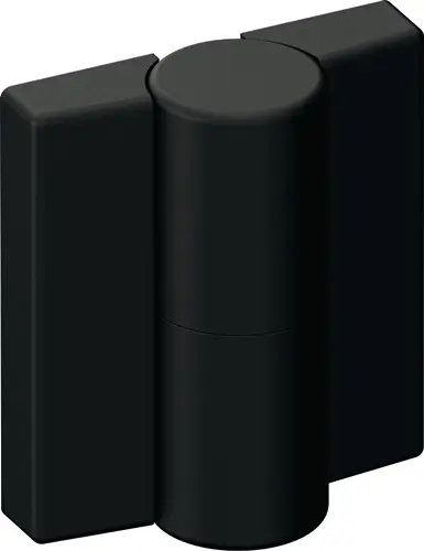 Jetzt Kaufen HEWI Scharnier DIN re.H.52mm B.47mm PA m.Metalleinleger tiefschwarz,ma - B9505B.50R 90