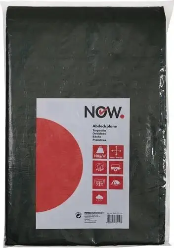 NOW Gewebeplane Multi Tarp Standard Breite 8000 x Länge 10000 mm - 100G8X10 Top-Seller