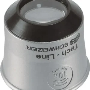 Ausverkauf SCHWEIZER Uhrmacherlupe Tech-Line Vergr. 8x Linsen-D.22,8mm - 9708