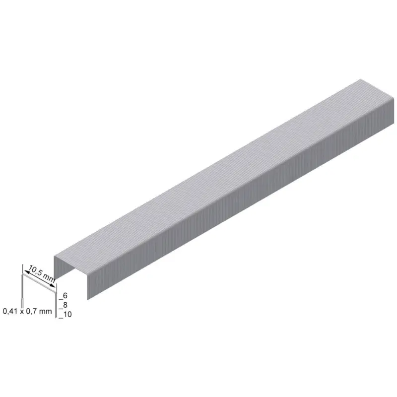 Prebena 6.700x Heftklammern Type VZ verzinkt 6 mm - VZ06CNK Beliebt