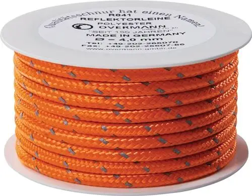 Expressversand Overmann Reflektorschnur Safety Reflector Länge 50 m Ø 2 mm - R84102001900500AA