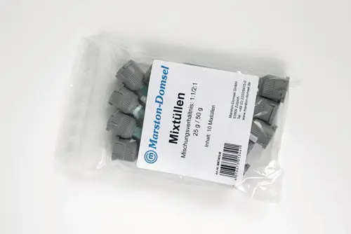 Bestpreis MARSTON Statikmischer Ku.f.Doppelspritzen 25g,50g 10 St./Btl - MMT.M10-M