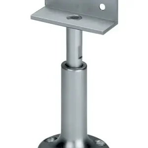 Preis Gesenkt DENI Trennwandstütze B.60mm H.100-120mm Alu.F1/naturf.höhenv - 5247 0120 01