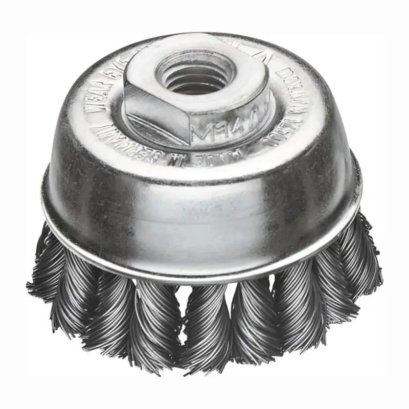 Lessmann Topfbürste Ø 65 mm M14 Drahtstärke 0,5 mm - 482.217.WZ Ausverkauf