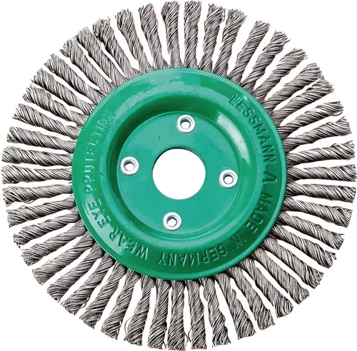 Geprüft Lessmann Rundbürste Ø125 mm VA 15.000 min-¹ - 473801EZ