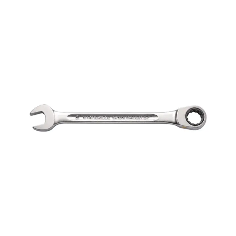 Sichere Zahlung STAHLWILLE Maulringratschenschlüssel 17F SW 13mm L.182mm - 40171313
