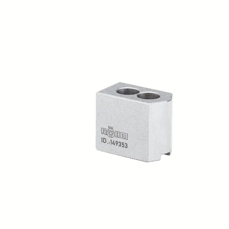 Neue Ware Röhm Aufsatzbacken Größe 130/140, 3-Backen-Satz, härtbar Spitzverzahnung 90° - 046402